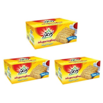  رژیمی با ارد گندم و تزئین کنجد بدون قند کامور - 360 گرم بسته 3 عددی635f5a216975d110490